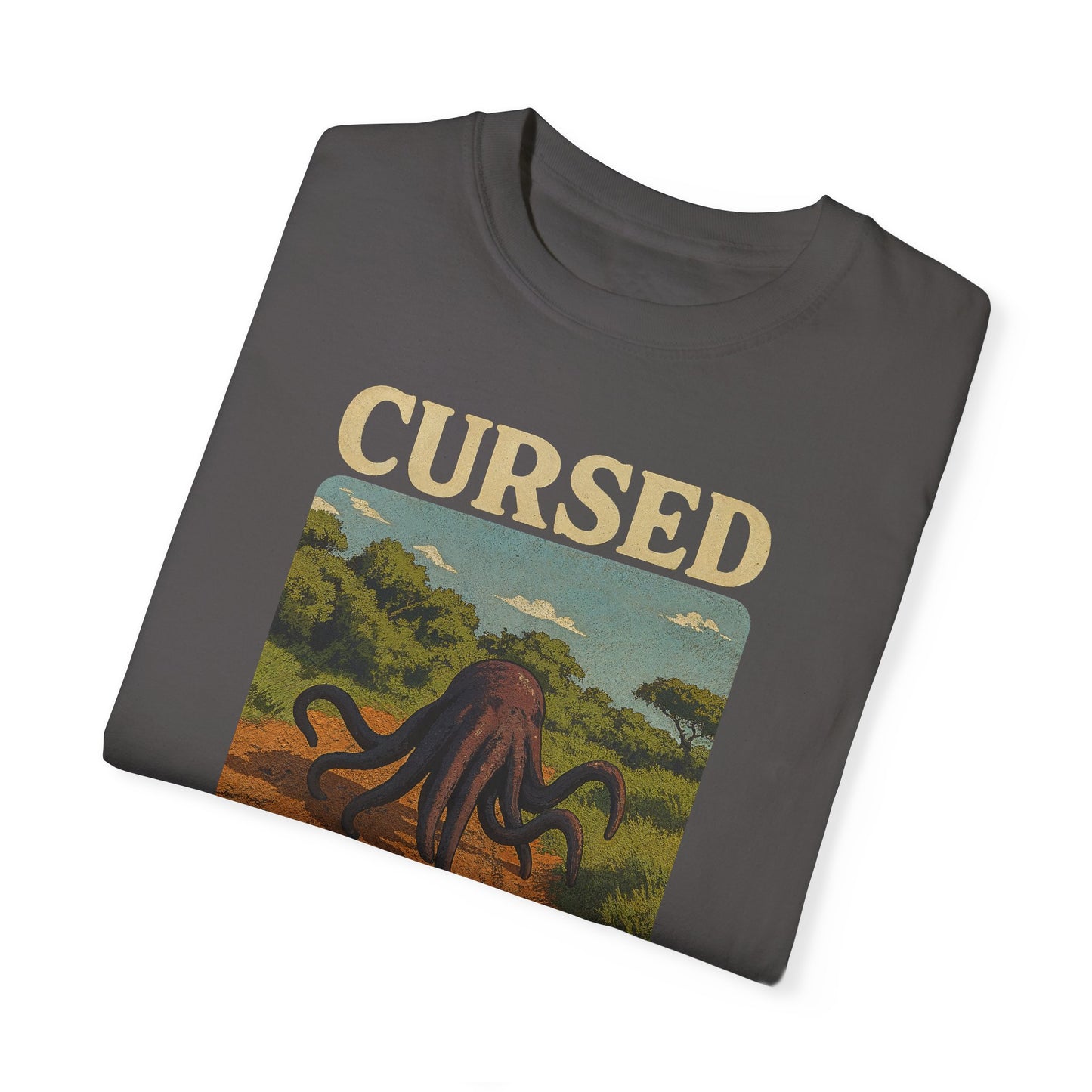 Cursed Safari Unisex Garment-Dyed T-Shirt - Adventure & Nature Lovers